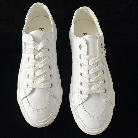 NEW Golf Sneakers Swing Dish Spike-less Traveler, White Coated Leather, Sz 9 - Picture 5 of 14